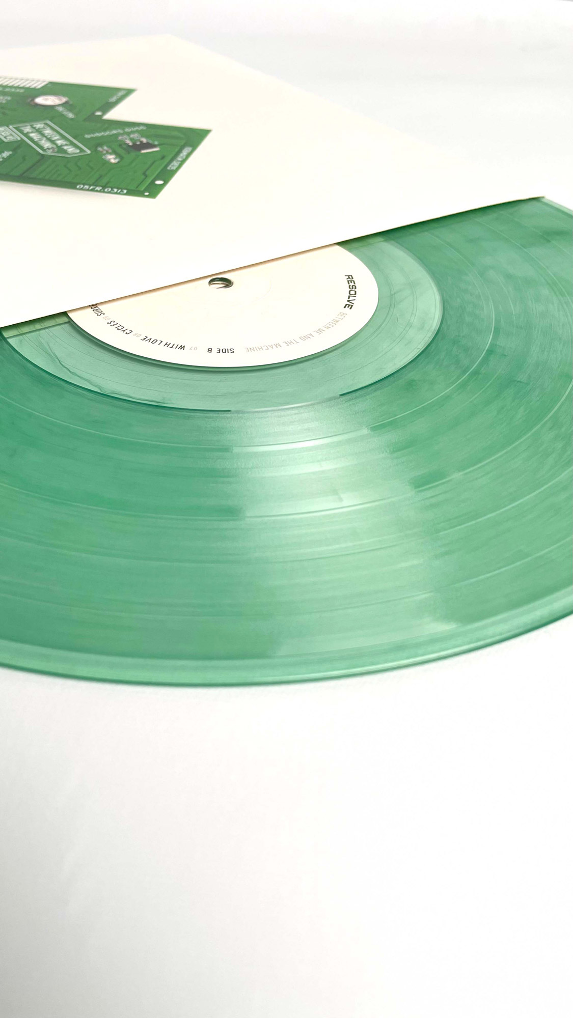 RESOLVE - Between Me And The Machine 12" LP - GREEN RESOLVE - Between Me And The Machine 12" LP - GREEN