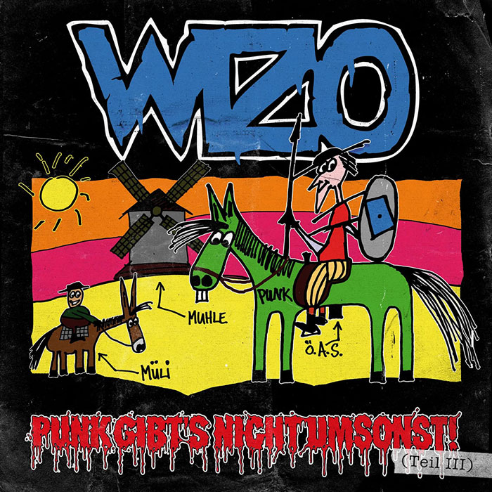 WIZO - Punk Gibt's Nicht Umsonst! 12" DO-LP - BLUE WIZO - Punk Gibt's Nicht Umsonst! 12" DO-LP - BLUE