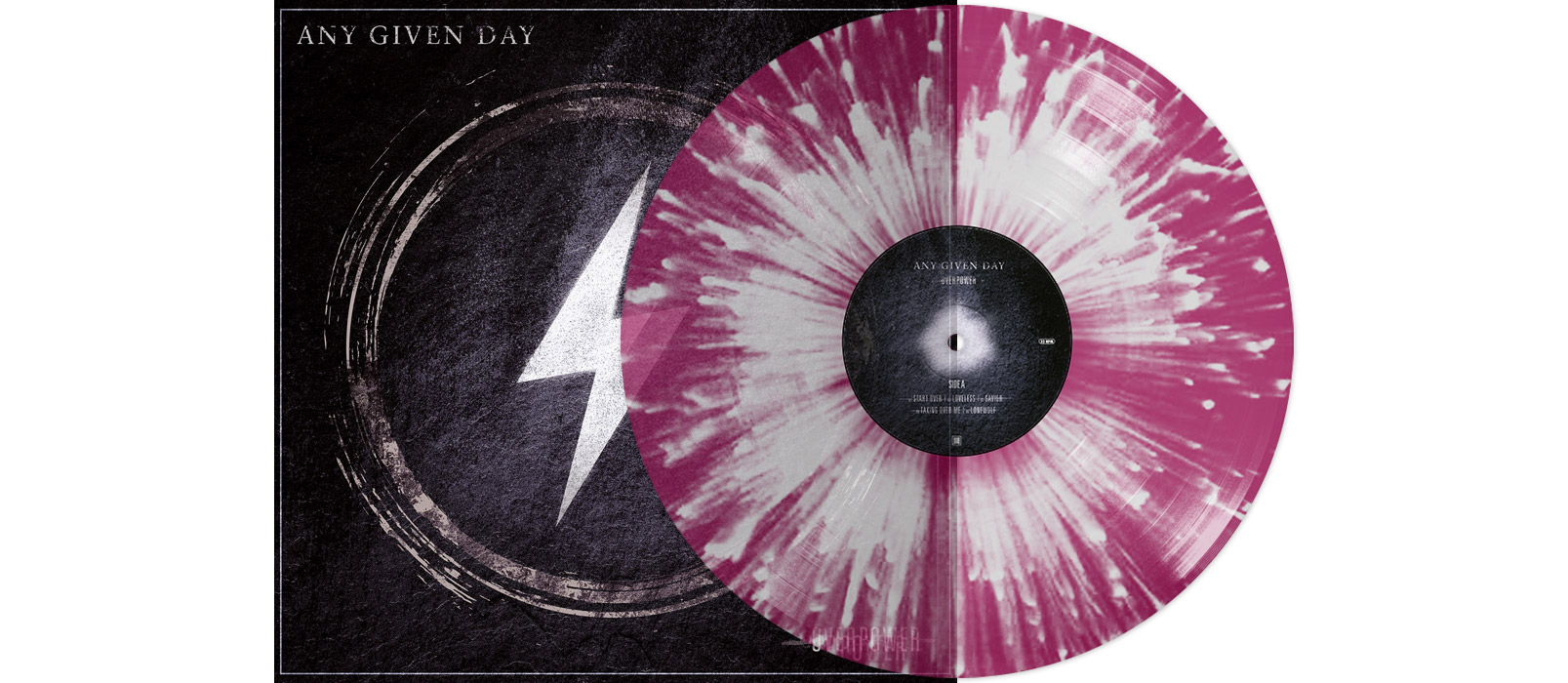 ANY GIVEN DAY - Overpower 12" LP - SPLATTER ANY GIVEN DAY - Overpower 12" LP - SPLATTER