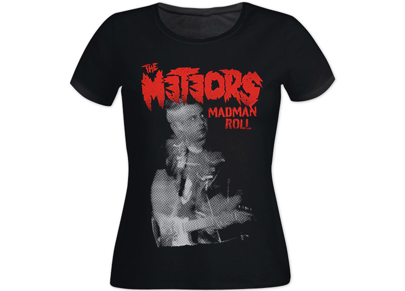 merch_fittedshirt_themeteors_madmanroll METEORS, THE - Madman Roll Fitted Shirt