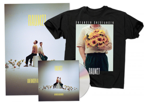 RAUM27 - Anfangen Anzufangen CD + T-Shirt Black BUNDLE