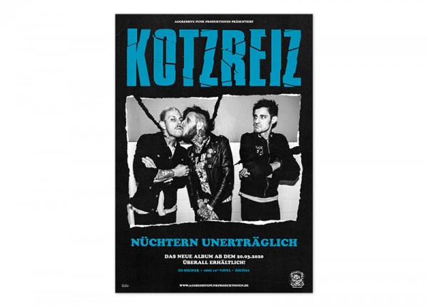 KOTZREIZ - Nüchtern unerträglich Poster