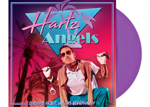 HARTZ ANGELS - Euch die Arbeit, uns das Vergnügen! 12" LP INCL. CD - PURPLE