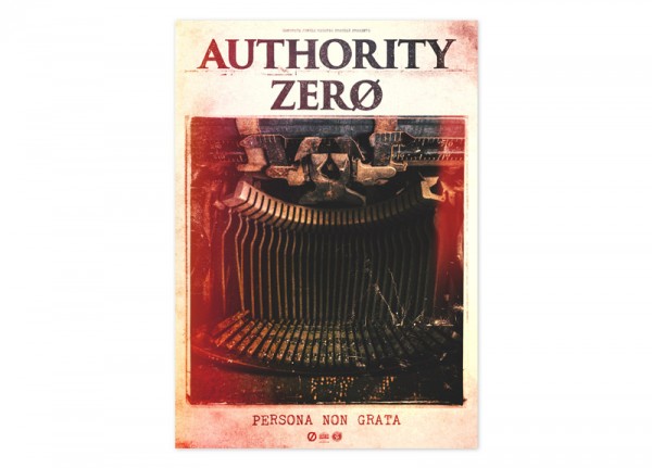 AUTHORITY ZERO - Persona Non Grata Poster