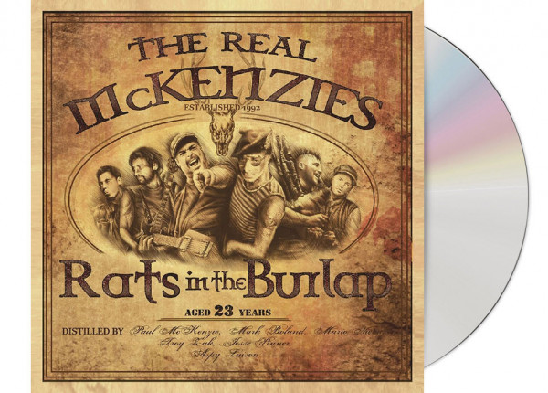 REAL MCKENZIES - Rats In The Burlap CD