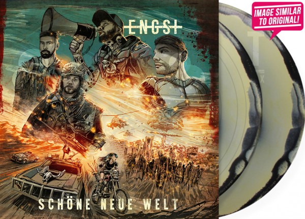ENGST - Schöne neue Welt DO-12" LP - NAVYGREEN/BLACK