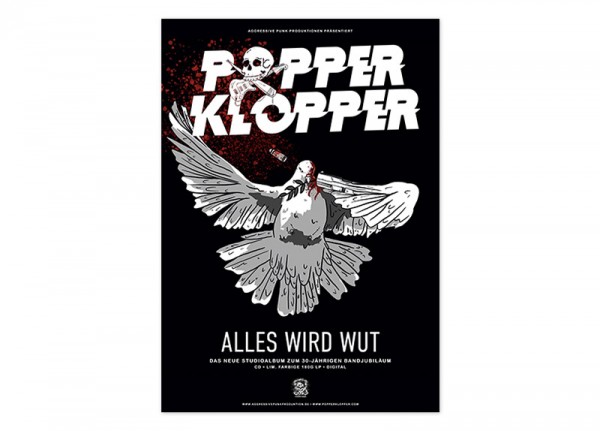 POPPERKLOPPER - Alles wird Wut Poster