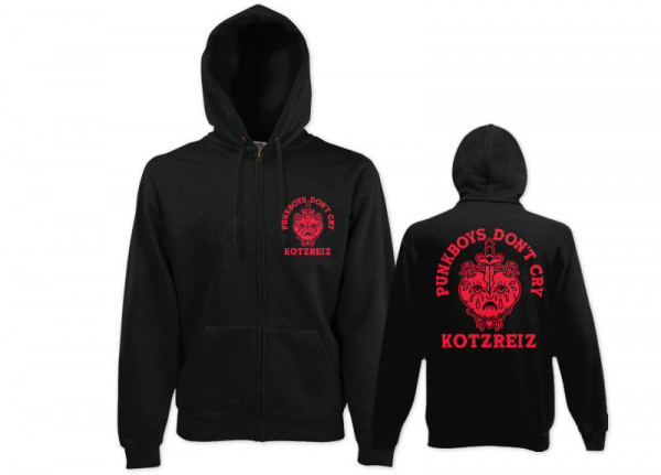 KOTZREIZ - Punkboys Don't Cry (Rot) Zipper