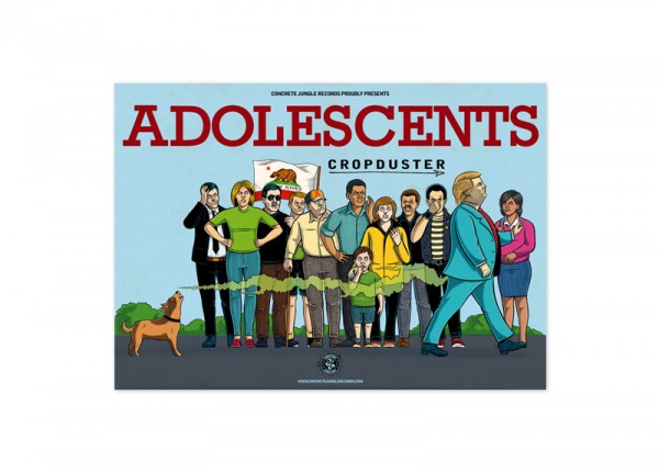 ADOLESCENTS - Cropduster Poster