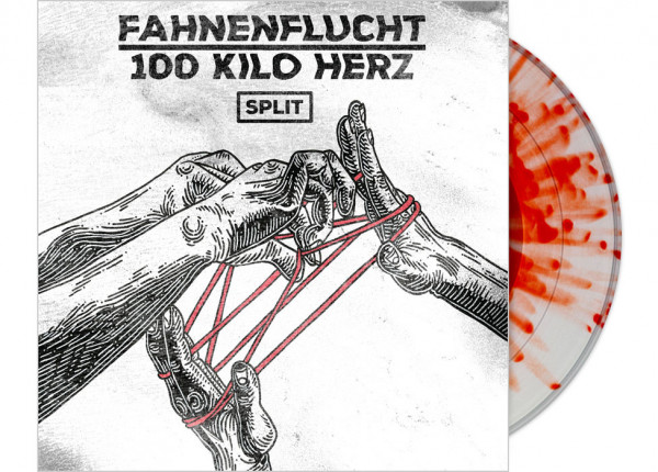 FAHNENFLUCHT / 100 KILO HERZ - Split 12" EP - SPLATTER