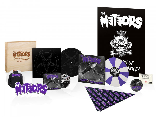 METEORS, THE - Dreamin' Up A Nightmare WOODEN BOX SET