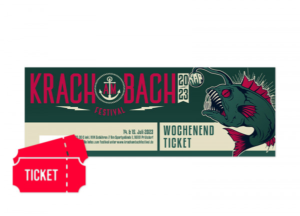 Krach Am Back Open Air - Fanticket - 14.+15.07.2023