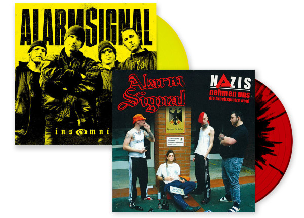 ALARMSIGNAL - Insomnia + Nazis nehmen uns die Arbeitsplätze weg LP BUNDLE