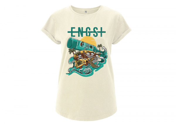 ENGST - Partybus Ecru Fitted Shirt