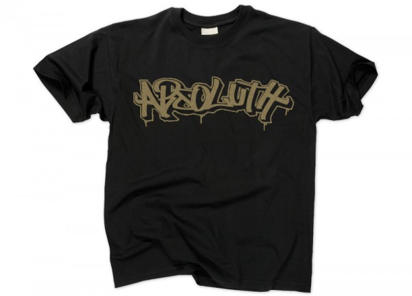 ABSOLUTH - Logo Gold T-Shirt - DIY Print