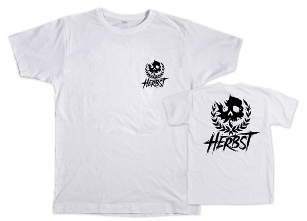 HERBST - Pocketprint Weißes T-Shirt