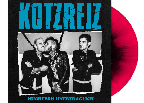 KOTZREIZ - Nüchtern unerträglich 12" LP - PINK SPLATTER